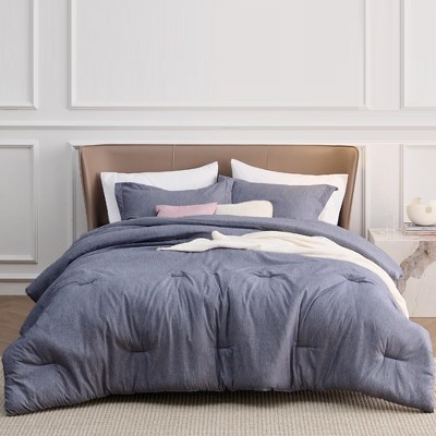 2/3 Pieces Comforter Set with Pillow Sham for All Seasons
