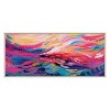 Kate and Laurel Sylvie Brush Strokes 90 Framed Canvas by Jessi Raulet of Ettavee - 2 of 4