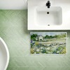 Stupell Industries Barn With White Flowers Printed Plush Bath Mat And Bath Rug, Design By Susan Winget, 18"X30" - 3 of 4