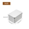 Unique Bargains Metal Mini Portable Rectangular Metal Tin Box 2 Pcs - 2 of 4