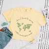 Simply Sage Market Women's What A Wonderful World Short Sleeve Relaxed Fit Cropped Tee - 3 of 3