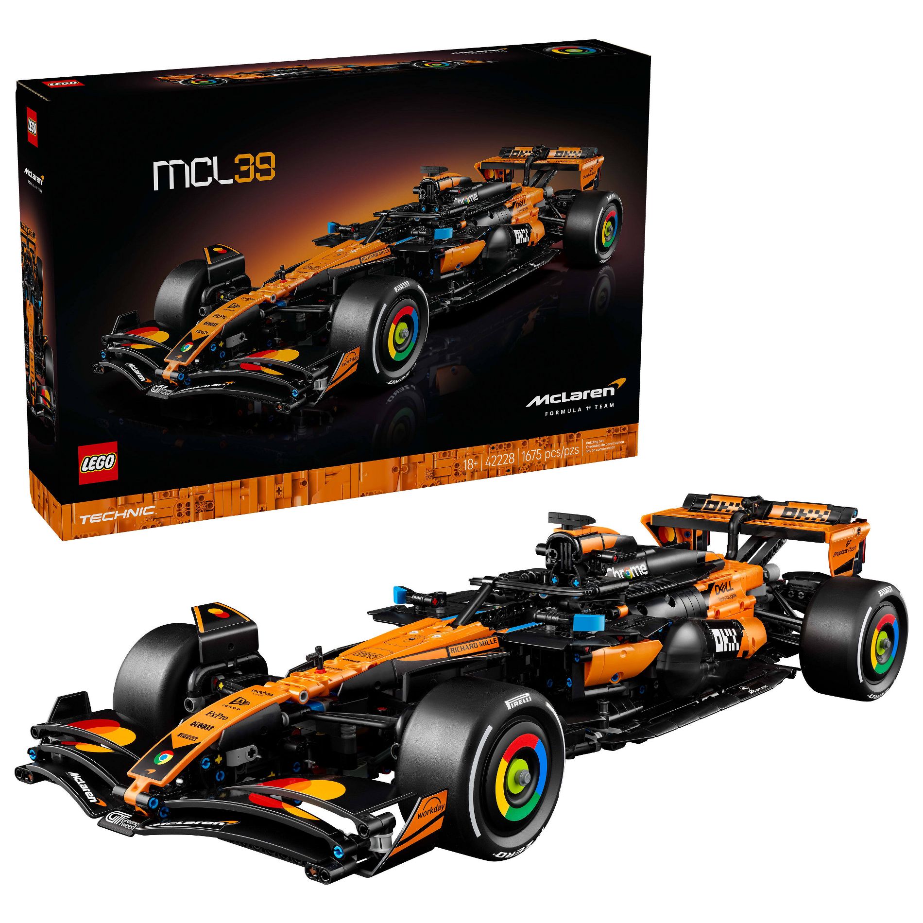 LEGO Technic McLaren MCL39 F1 Car Building Set - 42228