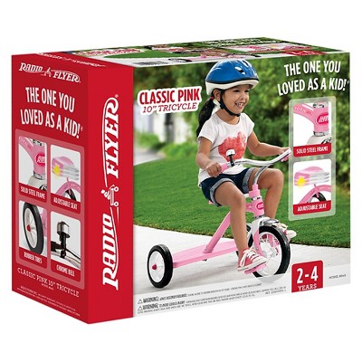 radio flyer classic pink tricycle