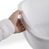 Tribello Plastic Wash Tub Dishpan Basin and Foot Bath for Soaking Feet, Laundry Wash - 12 Quarts - 3 of 4