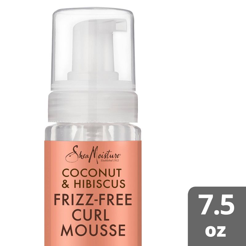 SheaMoisture Coconut and Hibiscus Frizz-Free Curl Mousse - 7.5 fl oz, 1 of 16