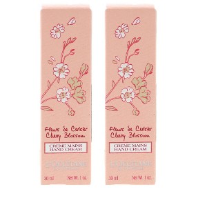 L'Occitane Cherry Blossom Hand Cream, Refreshingly Floral, Silky Hydration, Blooming Radiance Pack of 2, 1 oz - 1 of 4