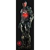 Justice League Movie Cyborg and Logo Men's Black Sleep Pajama Pants - 2 of 3