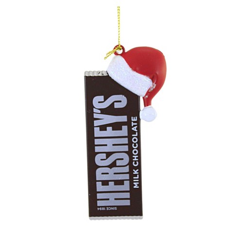 Holiday Ornament Candy Bar W/santa Hat - One Ornament 4.5 Inches - The ...