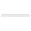 vidaXL Door Canopy Gray and Transparent 117.1"x35.4" Polycarbonate - 3 of 4