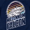 Star Wars The Mandalorian Darth Vader X-Wing Millennium Falcon Fleece Pullover Hoodie Toddler to Big Kid - 3 of 4
