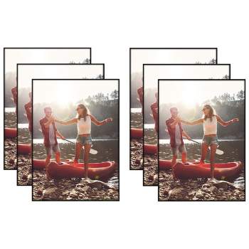 Americanflat Front Loading Picture Frame Set - Perfect for Photos and Wall Decor - Black