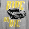 Fast & Furious Franchise Ride or Die Women's Heather Gray Short Sleeve Crop Top - 2 of 4