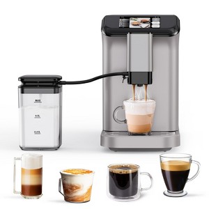 Espresso Machine, Super-Automatic Espresso Machine with Grinder & Milk Frother - 20 Bar, 1.5L Tank, Touchscreen (One-Touch 1350W) - 1 of 4