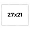 PosterPalooza | Modern Shadow Box 1" Depth White Picture Frame - UV Acrylic, Backing Board, Hanging Hardware - 2 of 4