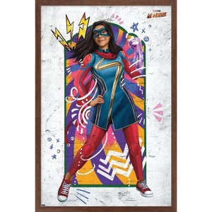 Trends International Marvel Ms. Marvel - Window Framed Wall Poster Prints - 1 of 4
