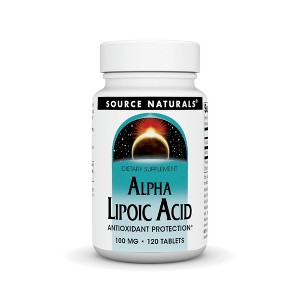 Alpha Lipoic Acid 100mg by Source Naturals, Inc.  -  120 Tablet - 1 of 3