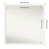 Amanti Art Bethany Non-Beveled Wood Framed Bathroom Vanity Wall Mirror - 3 of 4