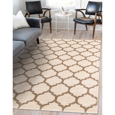 Unique Loom Trellis Philadelphia Geometric Indoor Woven Area Rug Target