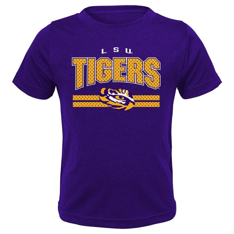 NCAA LSU Tigers Toddler 2pk T-Shirt, 3 of 4