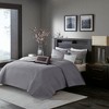 Lyngins 6-Piece Reversible Jacquard Full/Queen Quilt Set, Luxurious Transitional Bedding Set with Quilt, Shams & Decorative Pillows, Comforter Set - 2 of 4
