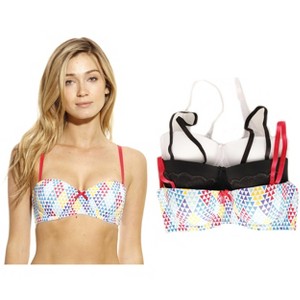Just Intimates Bras for Women - Solid / Print / Lace (Pack of 3) - 1 of 3