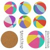 6 Pack Diamond Painting Coaster Kit with Holder, Beach Balls Design DIY Art Crafts with Non-Slip Back, Fun Gift for Adults Home Decor - 4 of 4