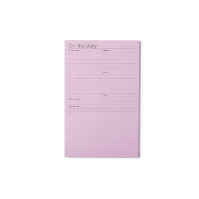 Undated Post-it On the Daily Notepad 100 Sheets - Pink