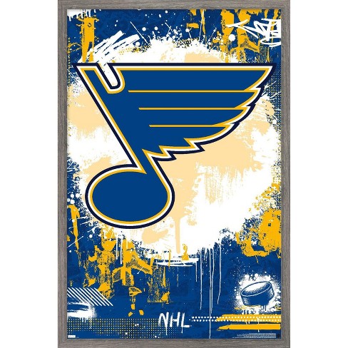 Trends International NHL St. Louis Blues - Maximalist Logo 23 Framed Wall Poster Prints - image 1 of 4