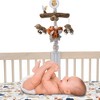 Lambs & Ivy Sierra Sky Brown Bear/Fox Musical Baby Crib Mobile Soother Toy - 3 of 4