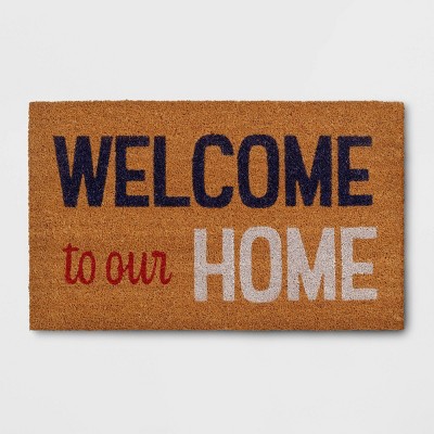 1'6"x2'6" 'Welcome To Our Home' Doormat - Sun Squad™