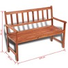 Garden Bench Light Brown Acacia hardwood Medium Durable - 4 of 4