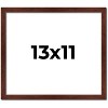 PosterPalooza | Photo Size Classic Modern Brown Frame - UV Acrylic, Foam Board Backing, Hanging Hardware - 2 of 4