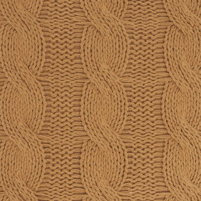 Gold Cotton Cable Knit 18" Square Throw Pillows Set of 2