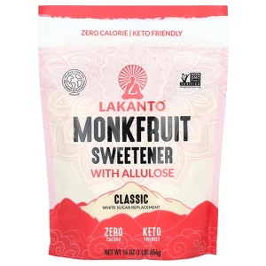 Lakanto Monkfruit Sweetener with Allulose, Classic, 16 oz (454 g) - 1 of 2