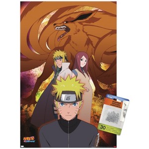 Trends International Naruto Shippuden - Nine-Tails Group Unframed Wall Poster Prints - 1 of 4