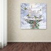 Trademark Fine Art -The Macneil Studio 'Birdbath Flat' Canvas Art - 3 of 3