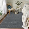 Large Area Rugs for Living Room Indoor Non-Slip Non-Shedding Floor Carpet Vintage Bohemian Textured Bedroom Rug Home Floor Decor - 2 of 4