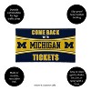 Evergreen Come Back with Tickets University Of Michigan 28" x 16" Woven PVC Indoor Outdoor Doormat - 3 of 4