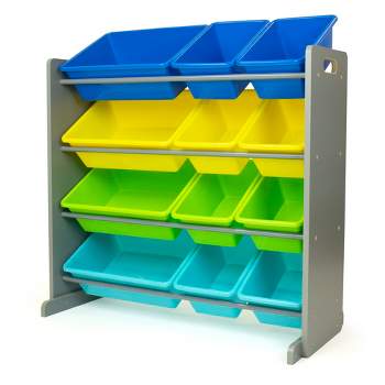 Elements Kids' Toy Storage Organizer with 12 Storage Bins - Humble Crew
