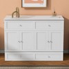 Whisen Modern Design Murphy Bed, Folded into a Cabinet with Large Drawers - 2 of 4