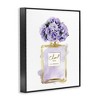 Stupell Industries Delicate Purple Hydrangea Designer Glam Perfume Bottle Black Framed Giclee Art - 3 of 4