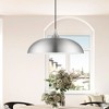 Livex Lighting Amador 1 - Light Pendant in  Brushed Aluminum/Polished Chrome - 2 of 4