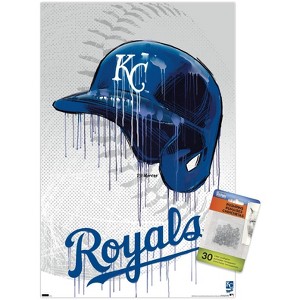 Trends International MLB Kansas City Royals - Drip Helmet 22 Unframed Wall Poster Prints - 1 of 4