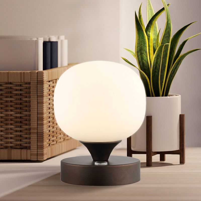 6.13" Owen Modern Minimalist Iron Rechargeable Integrated LED Table Lamp - JONATHAN Y, 5 of 10
