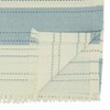Saro Lifestyle Striped Dobby Design Dining Table Runner, Blue, 14" x 72" - 2 of 3