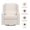 Babyletto Sigi Glider Recliner with Electronic Control and USB with Light Wood Base - Greenguard Gold Certified - 4 of 4