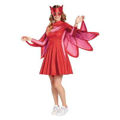 Womens Pj Masks Owlette Costume - Medium - Red : Target