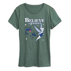 Women's - Disney - Peter Pan Short Sleeve Graphic T-Shirt - 1 of 4