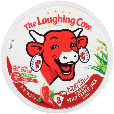 The Laughing Cow Creamy Spicy Pepper Jack Cheese - 6oz