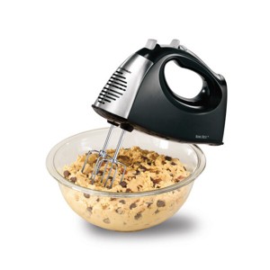 Hamilton Beach 6 Speed Hand Mixer with Quickburst 62641: 290W, Dishwasher-Safe Parts, Black, Plastic, 1 Year Warranty - 1 of 4